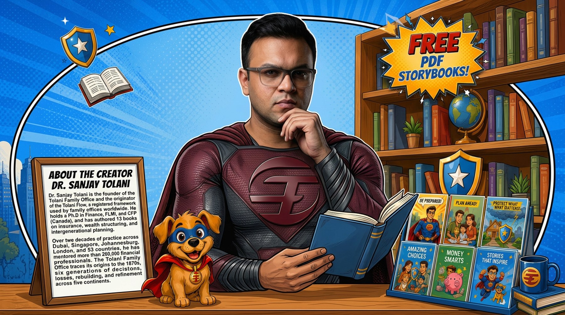 Dr. Sanjay Tolani educational initiative visual